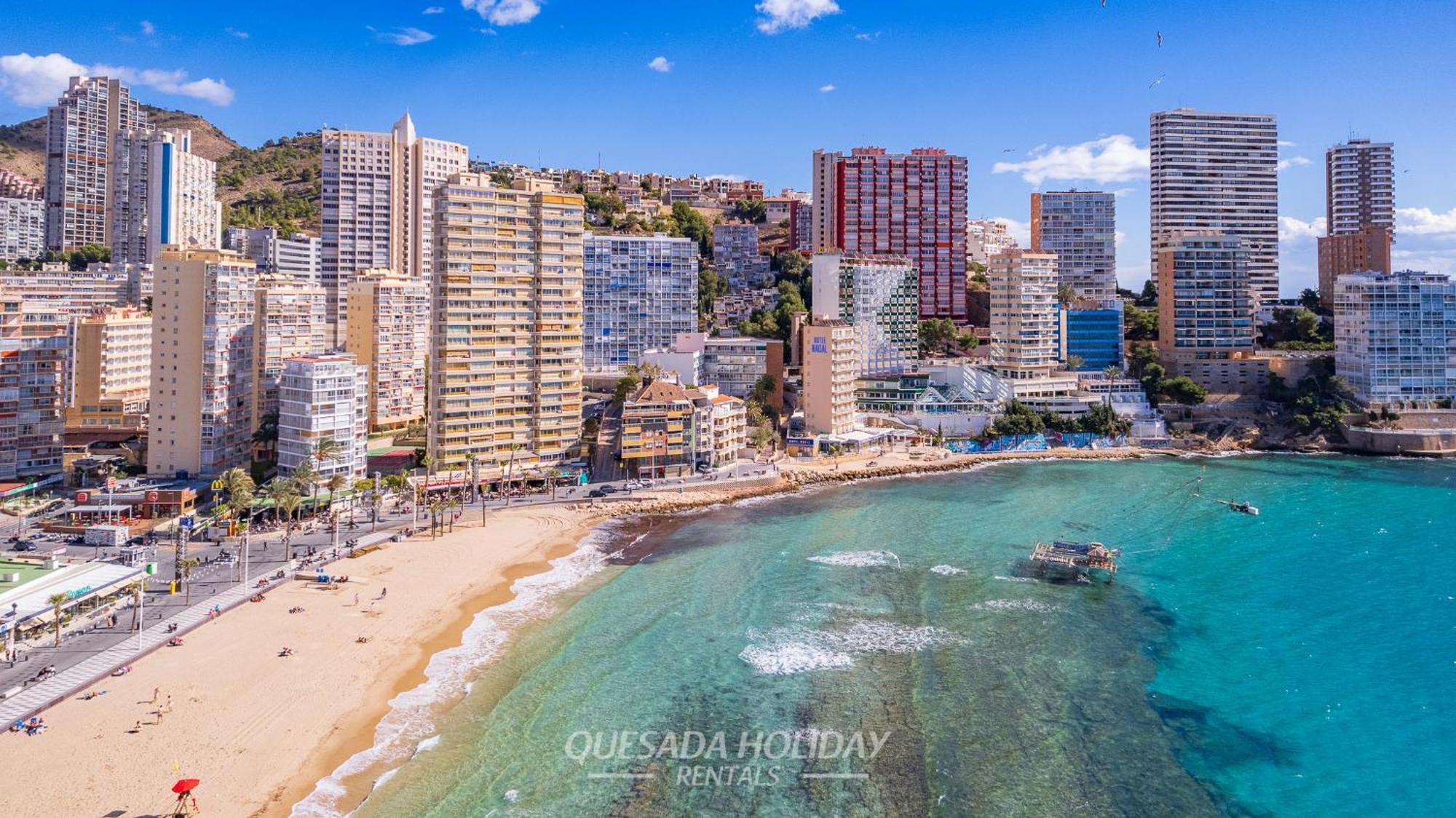 100Mts To Beach, Luxury Apartment Benidorm Encanto ภายนอก รูปภาพ