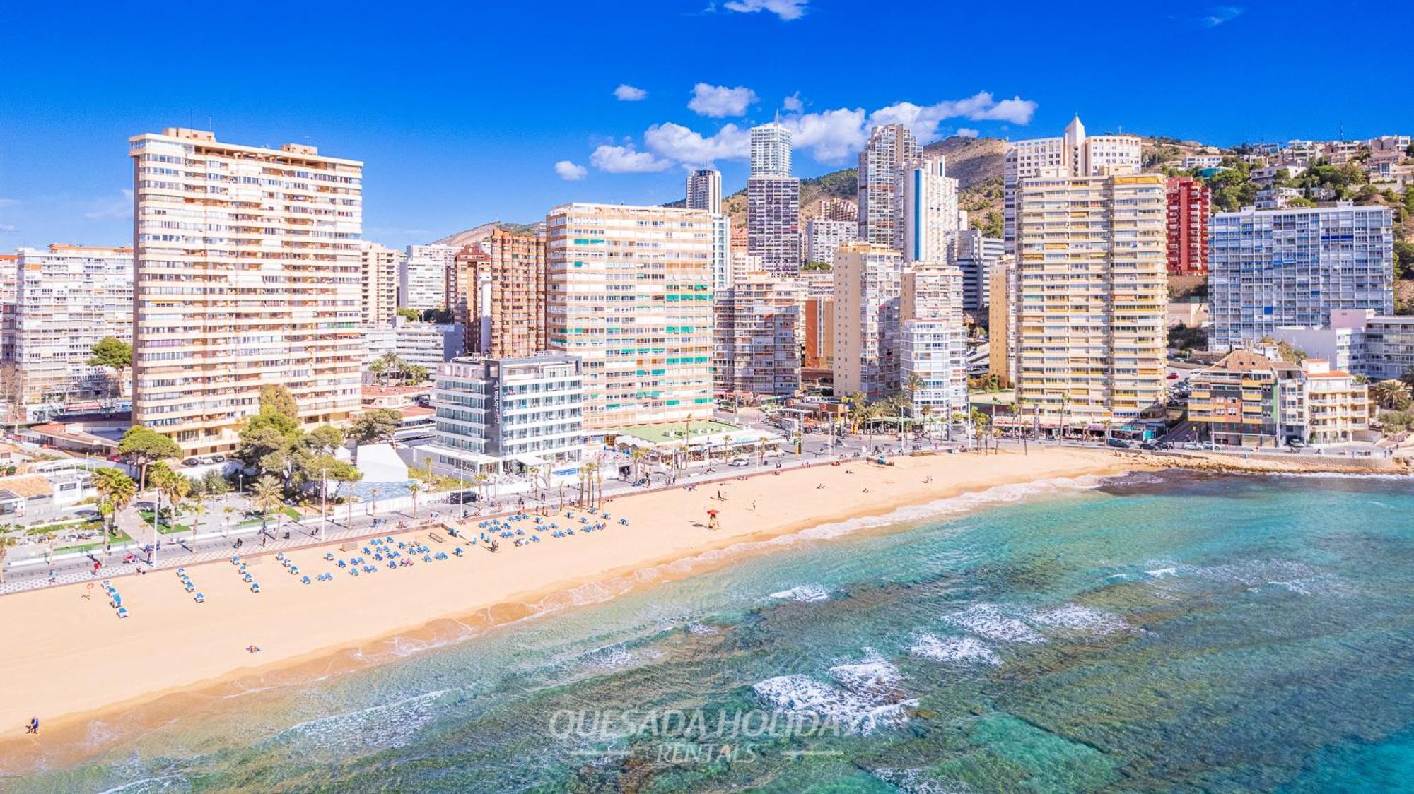 100Mts To Beach, Luxury Apartment Benidorm Encanto ภายนอก รูปภาพ