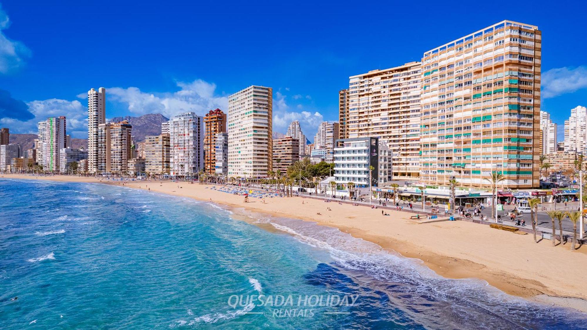 100Mts To Beach, Luxury Apartment Benidorm Encanto ภายนอก รูปภาพ